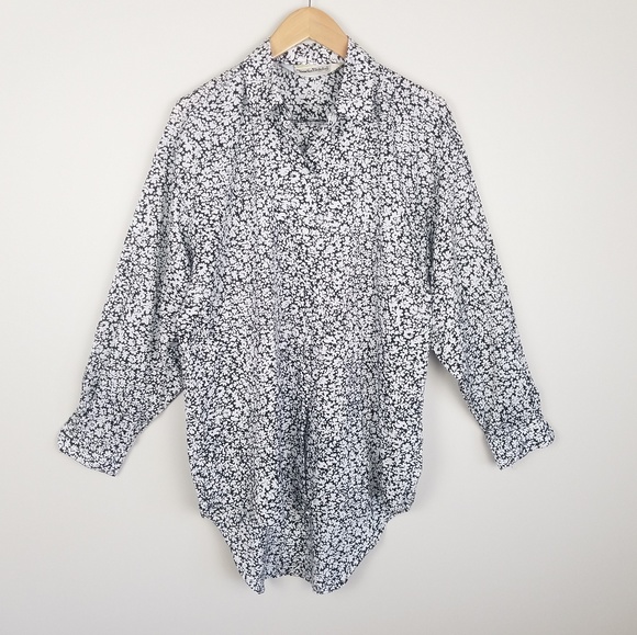 Diane Von Furstenberg Tops - Diane Von Furstenberg Floral Button Down Blouse